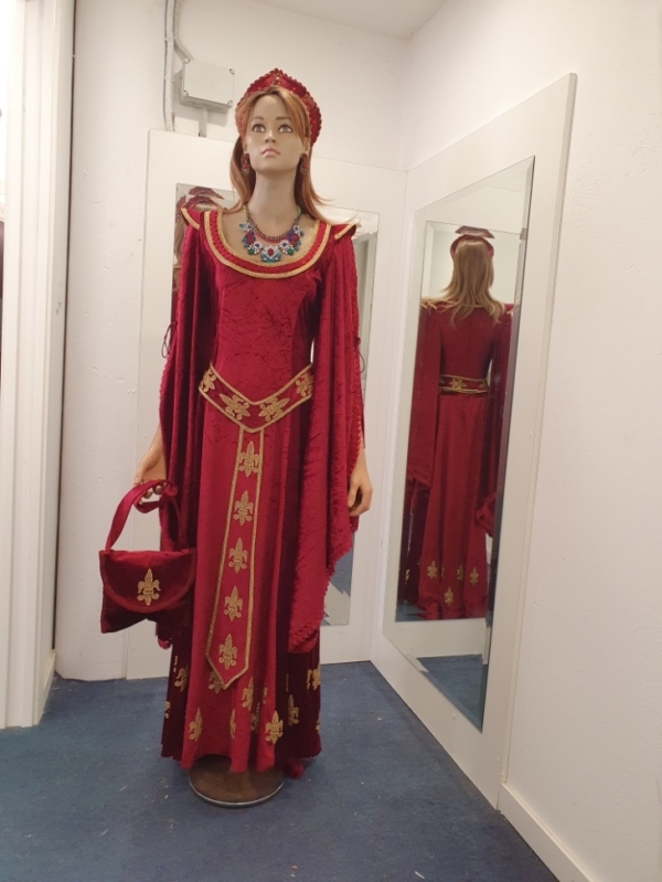 Traje Medieval Amazona de invierno - Imagen 2