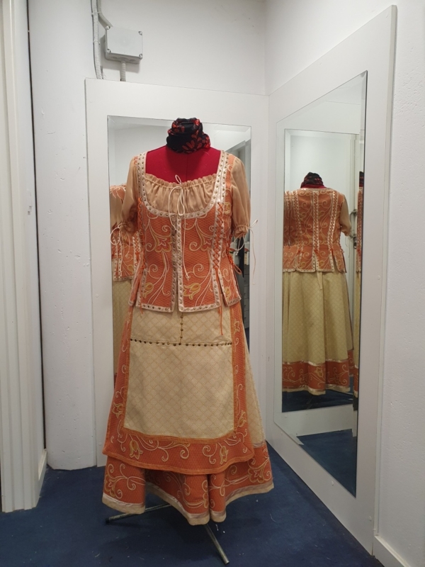Traje Medieval Ayudanta del castillo