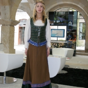 Traje Medieval de oficio Artesana