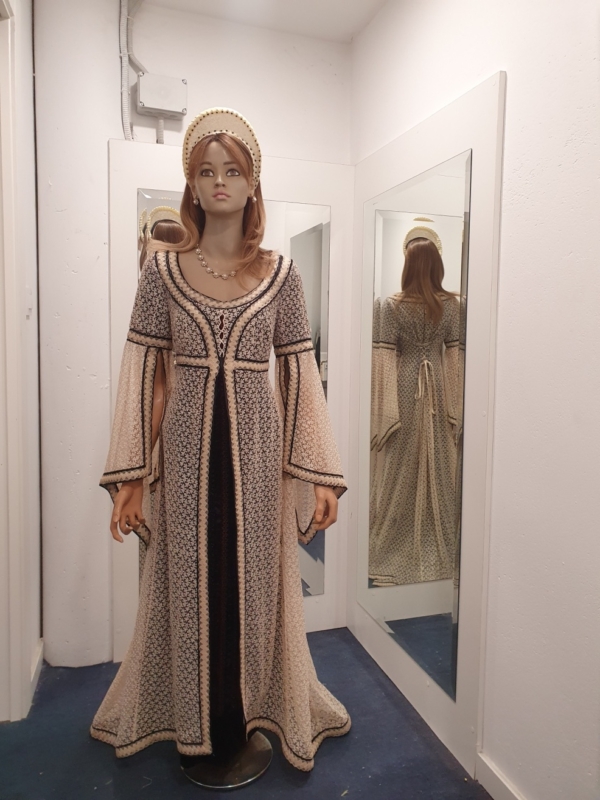 Traje Medieval Dama noble de banquete real