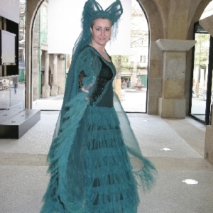 Traje Medieval Morgana de la Magia Antigua