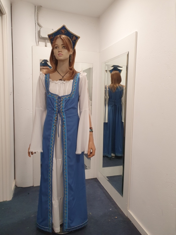 Traje Medieval de Paseo de burguesa