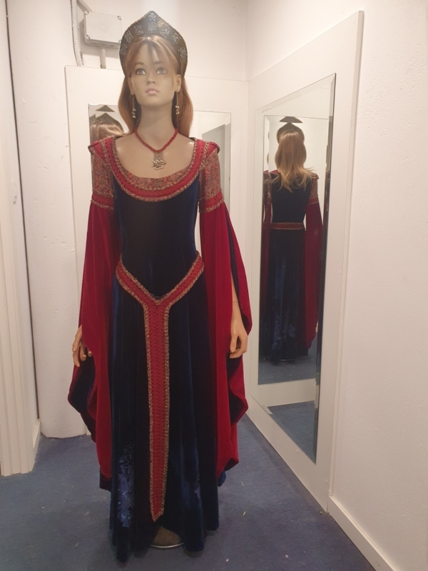 Traje Medieval Novia encantadora - Imagen 4