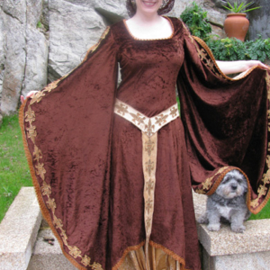 Traje Mediaval Princesa de la flor de lis