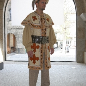Traje Medieval Paseo de la corte real